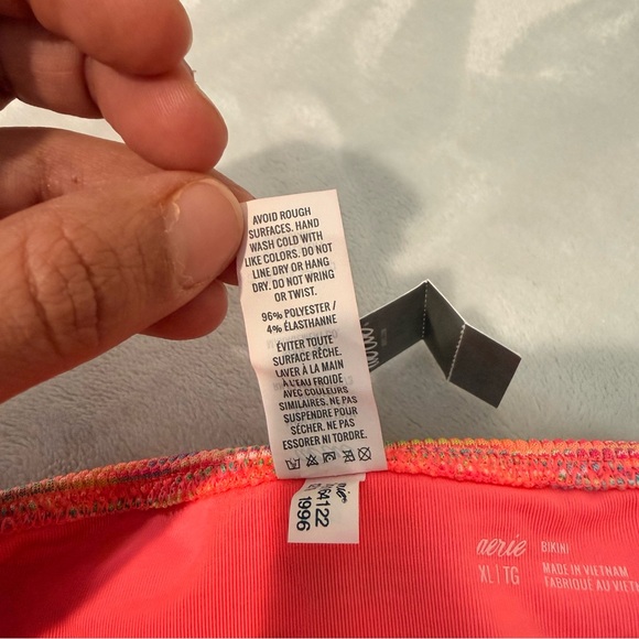 NEW Aerie Neon Space Dye Rainbow Bikini Bottoms Bikini Style Size XL - Picture 4 of 8
